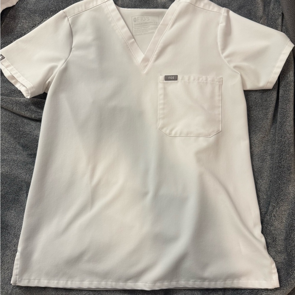 FIGS Catarina top S optic white